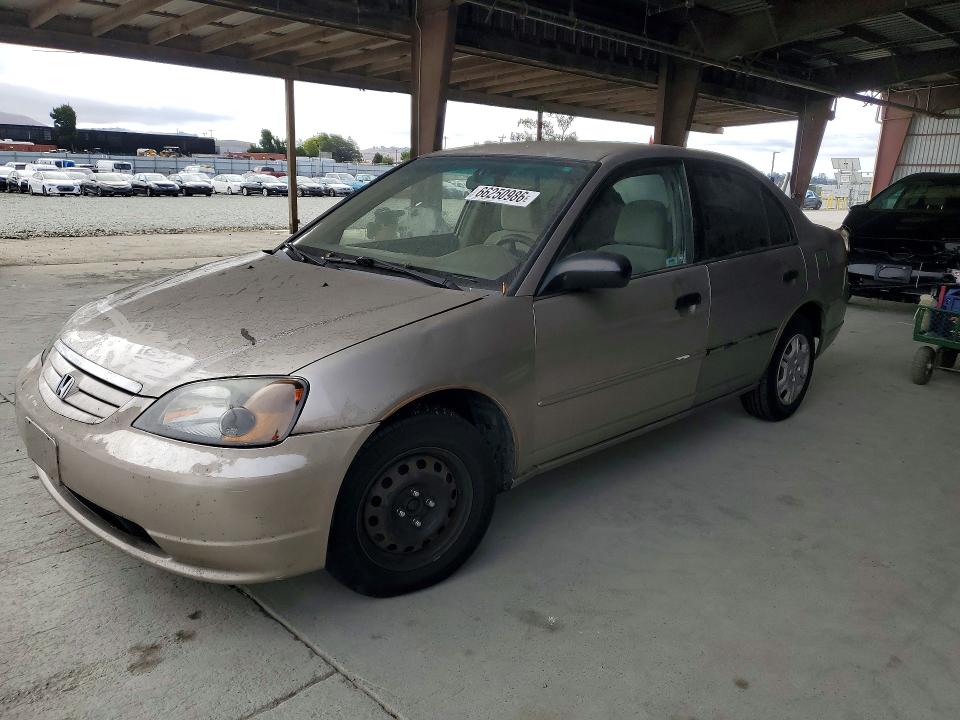 Продаж на аукціоні авто 2001 Honda Civic, vin: 2HGES16551H554206, номер лоту: 66250986