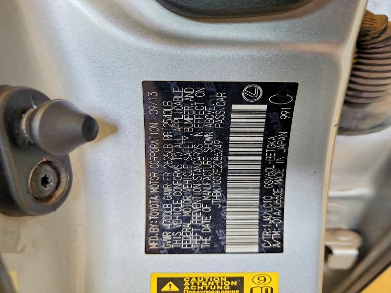 Продаж на аукціоні авто 2014 Lexus Es, vin: JTHBK1GG7E2086249, номер лоту: 66290716