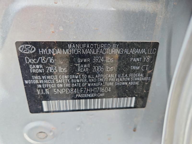 Продаж на аукціоні авто 2017 Hyundai Elantra, vin: 5NPD84LF7HH171604, номер лоту: 67301556