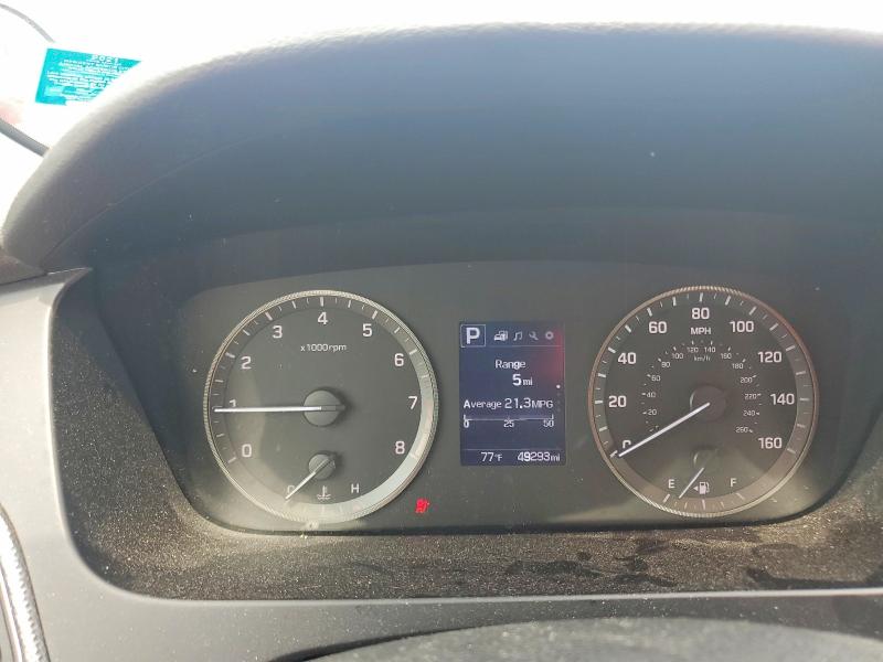 64037086 :رقم المزاد ، 5NPE24AF8HH528734 vin ، 2017 Hyundai Sonata مزاد بيع