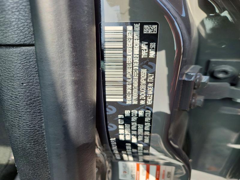 63857586 :رقم المزاد ، ZACNJCBB1MPN26590 vin ، 2021 Jeep Renegade مزاد بيع