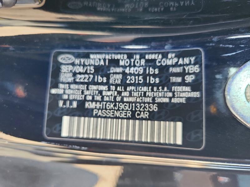 Aukcja sprzedaży 2016 Hyundai Genesis Coupe, vin: KMHHT6KJ9GU132336, numer aukcji: 66321786