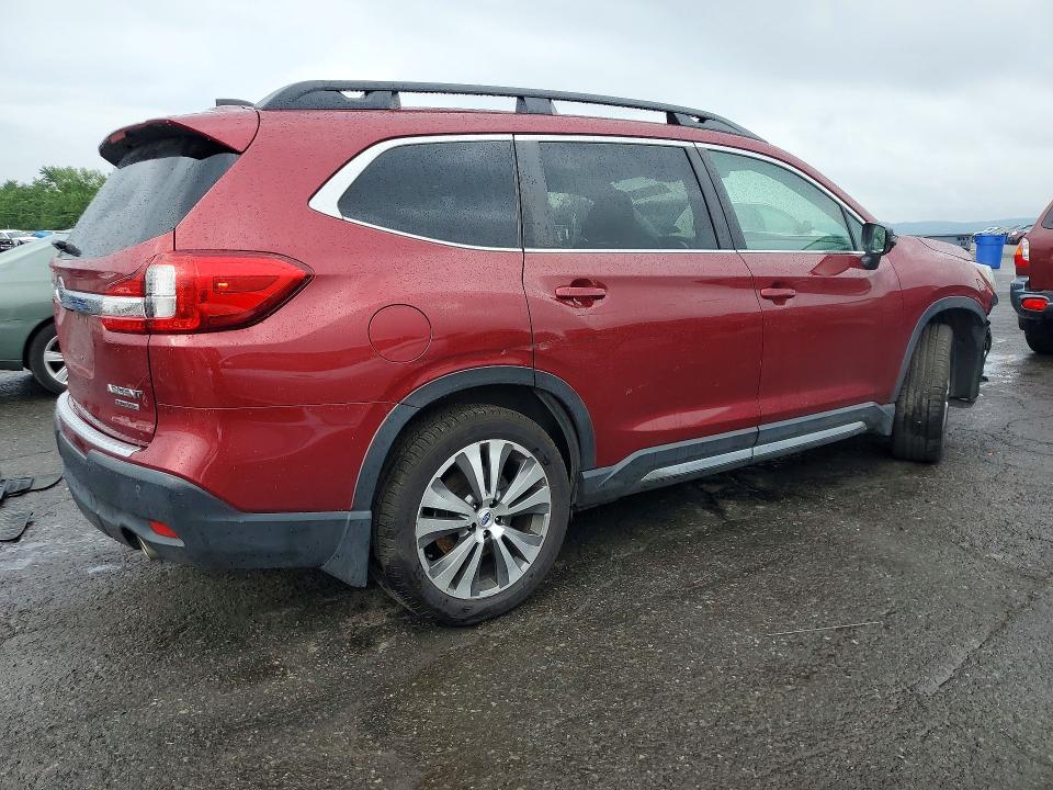 62691076 :رقم المزاد ، 4S4WMALD6K3478939 vin ، 2019 Subaru Ascent مزاد بيع