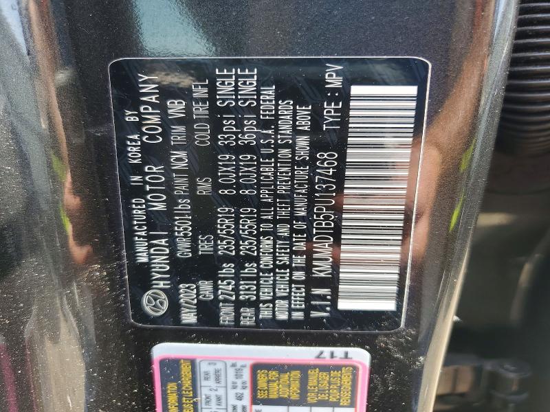 64988256 :رقم المزاد ، KMUMADTB5PU137468 vin ، 2023 Genesis Gv70 مزاد بيع