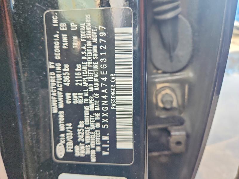 Продажа на аукционе авто 2014 Kia Optima, vin: 5XXGN4A74EG312797, номер лота: 63879616