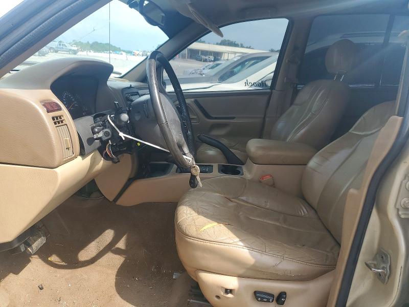 2000 Jeep Grand Cherokee მანქანა იყიდება აუქციონზე, vin: 1J4GW48NXYC103502, აუქციონის ნომერი: 65539326