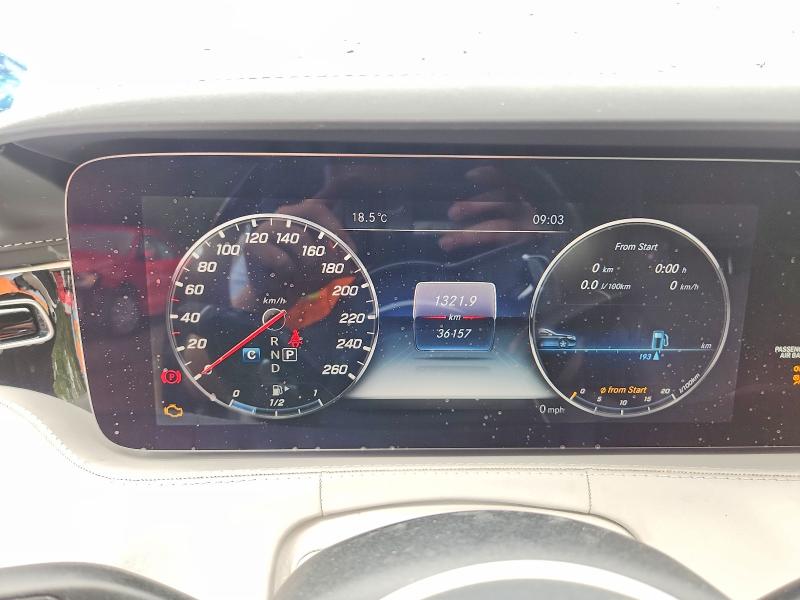 65651236 :رقم المزاد ، WDDXK8DB4KA037302 vin ، 2019 Mercedes-benz S مزاد بيع
