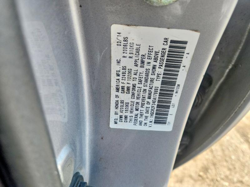 Aukcja sprzedaży 2014 Honda Accord, vin: 1HGCR2F34EA179890, numer aukcji: 64921366
