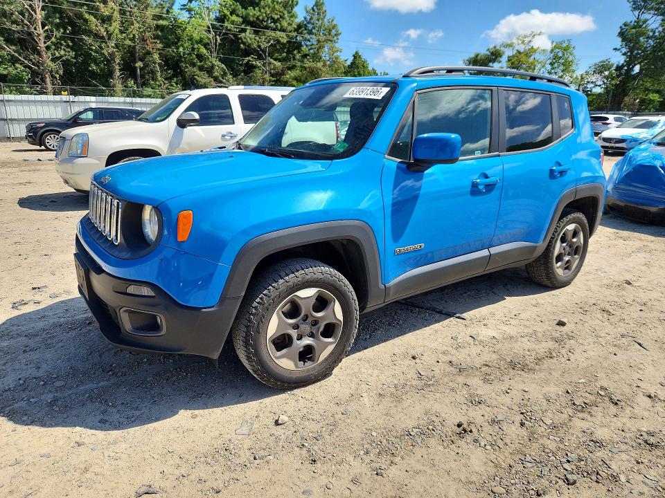Продаж на аукціоні авто 2015 Jeep Renegade, vin: ZACCJBBH0FPB68585, номер лоту: 63991396