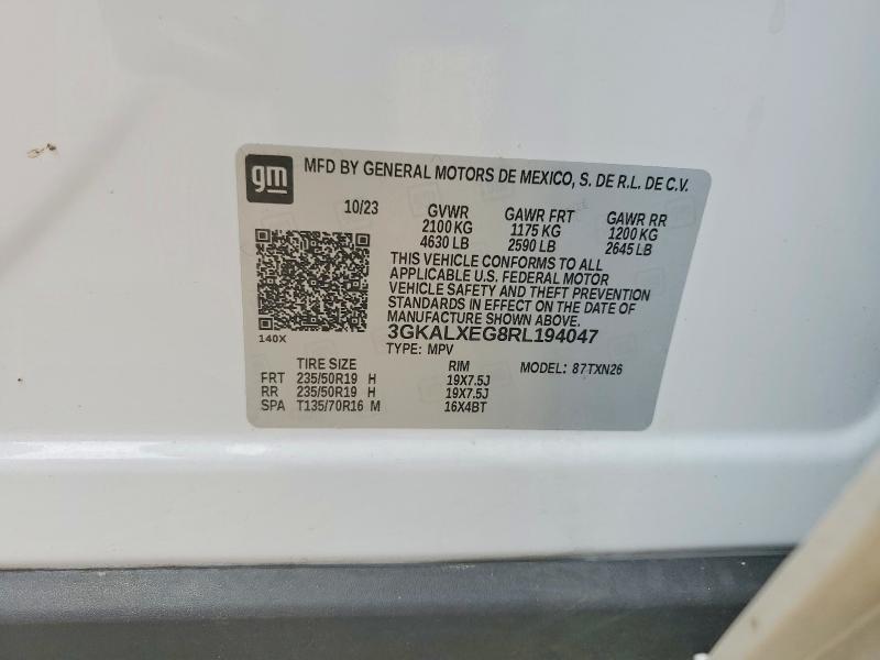 Aukcja sprzedaży 2024 Gmc Terrain, vin: 3GKALXEG8RL194047, numer aukcji: 66223876