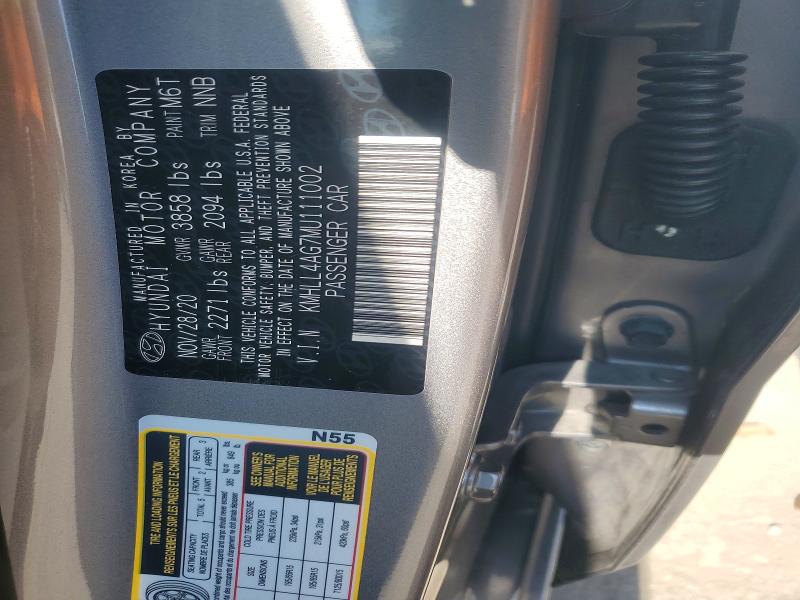 Aukcja sprzedaży 2021 Hyundai Elantra, vin: KMHLL4AG7MU111002, numer aukcji: 66412386