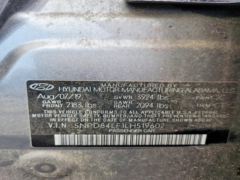 Aukcja sprzedaży 2020 Hyundai Elantra, vin: 5NPD84LF1LH519602, numer aukcji: 64394406