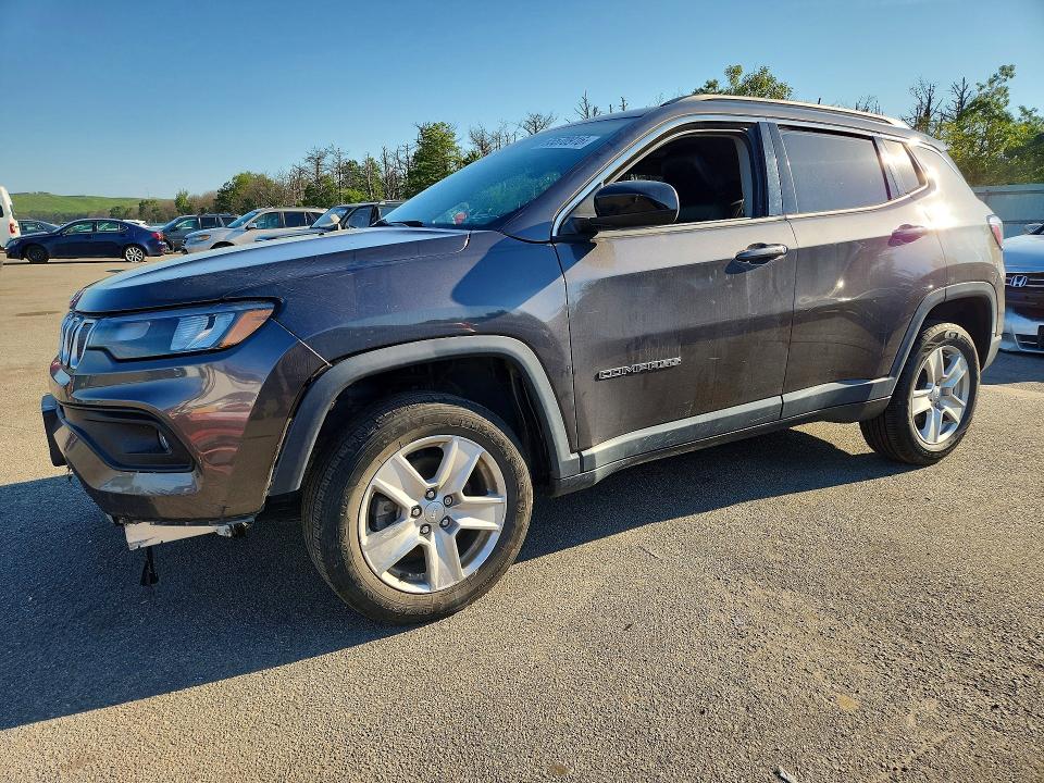 65570916 :رقم المزاد ، 3C4NJDBB7NT107033 vin ، 2022 Jeep Compass مزاد بيع