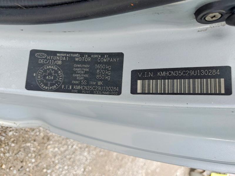 Продажа на аукционе авто 2009 Hyundai Accent, vin: KMHCN35C29U130284, номер лота: 65636496