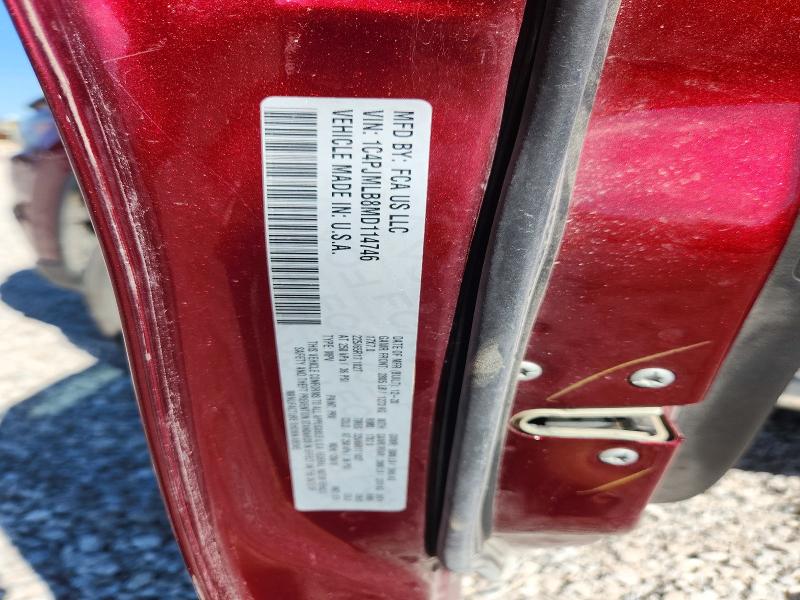 Продаж на аукціоні авто 2021 Jeep Cherokee, vin: 1C4PJMLB8MD114746, номер лоту: 64634336