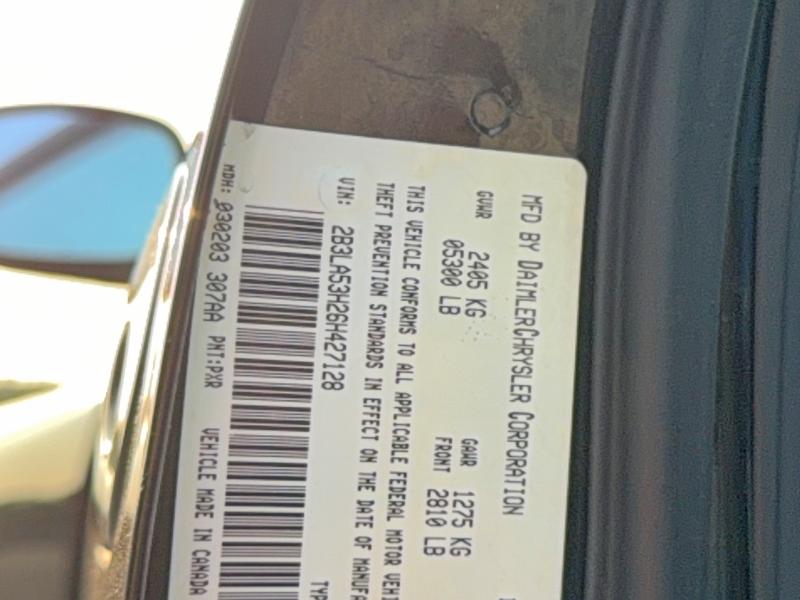 Продаж на аукціоні авто 2006 Dodge Charger, vin: 2B3LA53H26H427128, номер лоту: 63261356