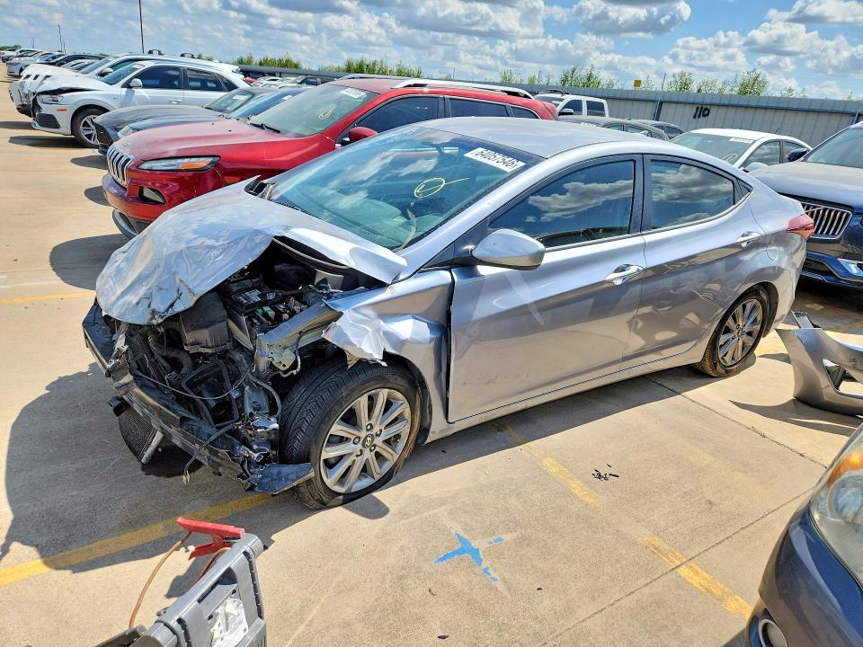 64057546 :رقم المزاد ، 5NPDH4AE1GH660850 vin ، 2016 Hyundai Elantra مزاد بيع