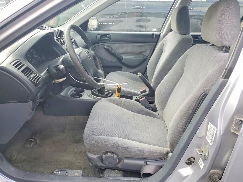 2001 Honda Civic მანქანა იყიდება აუქციონზე, vin: 1HGES25781L027529, აუქციონის ნომერი: 65347216