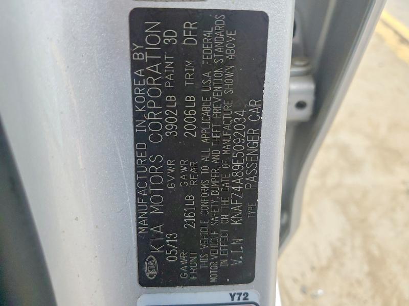 63569746 :رقم المزاد ، KNAFZ4A89E5092034 vin ، 2014 Kia Forte مزاد بيع