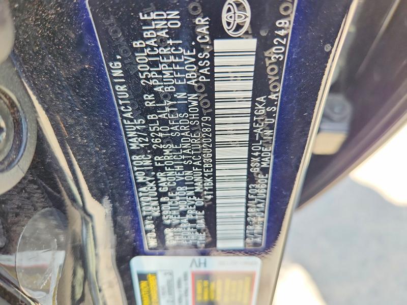 Aukcja sprzedaży 2016 Toyota Avalon, vin: 4T1BK1EB3GU202879, numer aukcji: 64254586