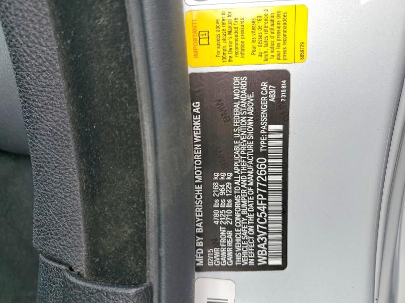 Продажа на аукционе авто 2015 Bmw 428, vin: WBA3V7C54FP772660, номер лота: 64814536