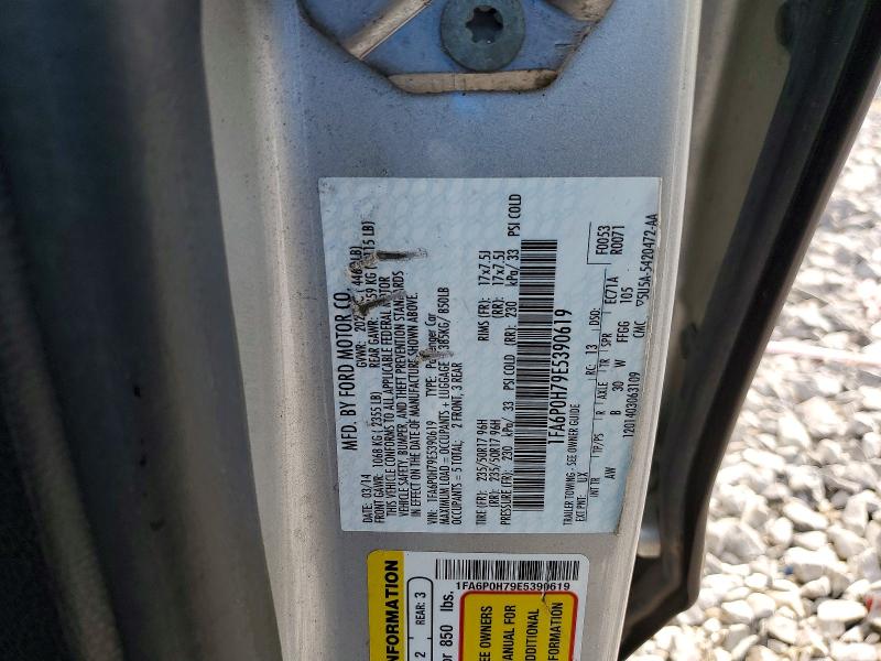 Продаж на аукціоні авто 2014 Ford Fusion, vin: 1FA6P0H79E5390619, номер лоту: 64481986