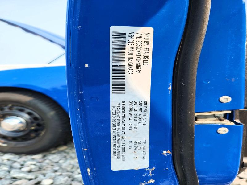 Aukcja sprzedaży 2020 Dodge Charger, vin: 2C3CDXKTXLH186782, numer aukcji: 64408666