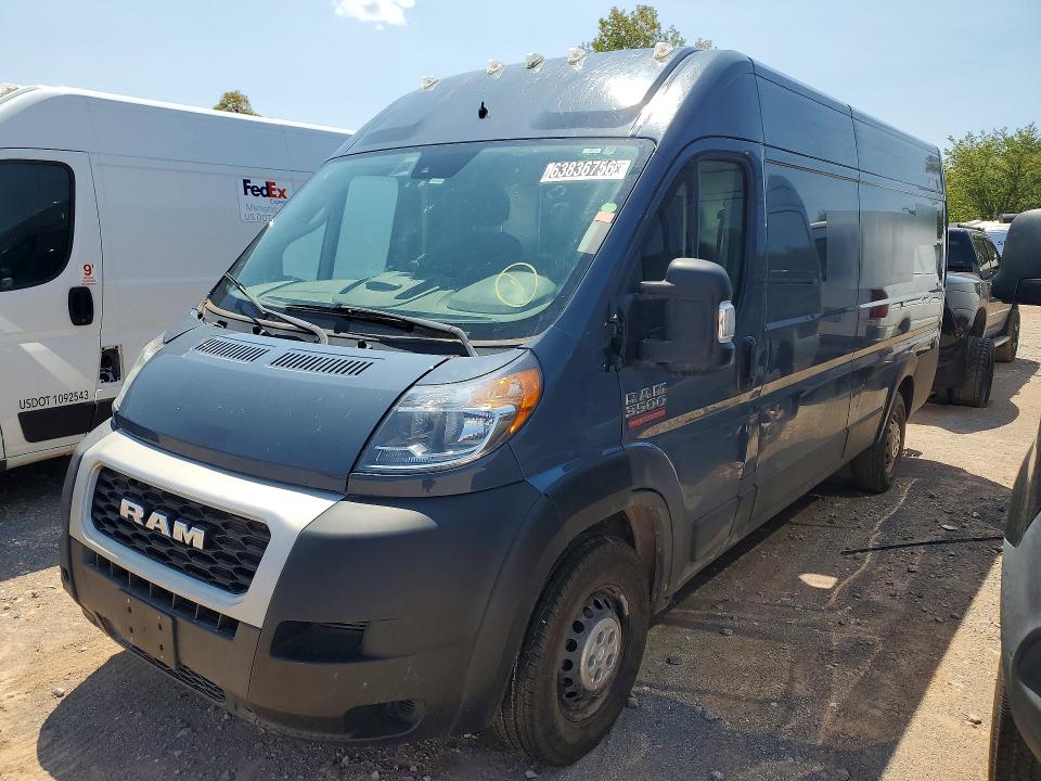 2021 Ram Promaster 3500 მანქანა იყიდება აუქციონზე, vin: 3C6MRVJG4ME586500, აუქციონის ნომერი: 63836756