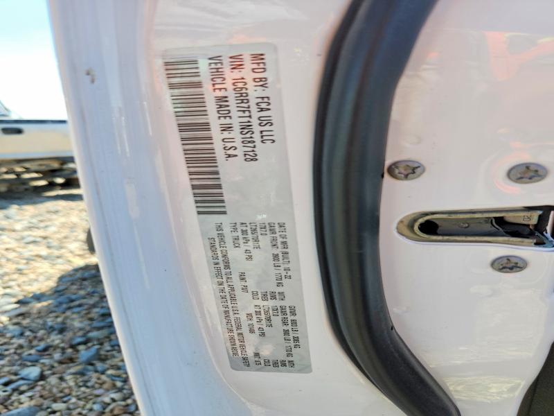 Продажа на аукционе авто 2022 Ram 1500 Classic, vin: 1C6RR7FT1NS187128, номер лота: 65354636