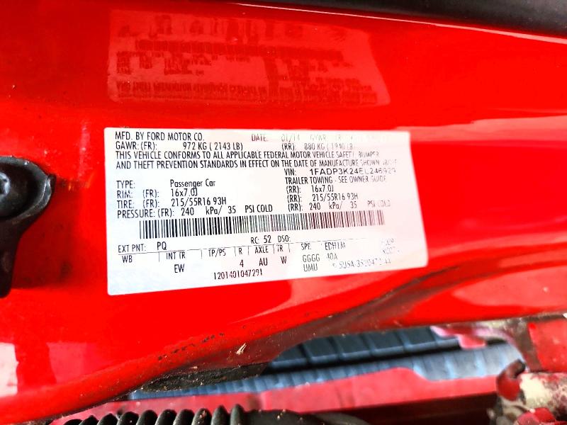 Продаж на аукціоні авто 2014 Ford Focus, vin: 1FADP3K24EL246929, номер лоту: 65122146