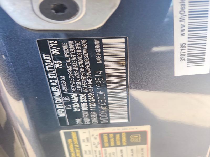 64744336 :رقم المزاد ، WDDKJ5KB0DF199514 vin ، 2013 Mercedes-benz E مزاد بيع