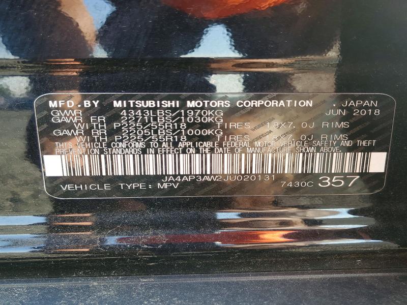 Продажа на аукционе авто 2018 Mitsubishi Outlander Sport, vin: JA4AP3AW2JU020131, номер лота: 65542796