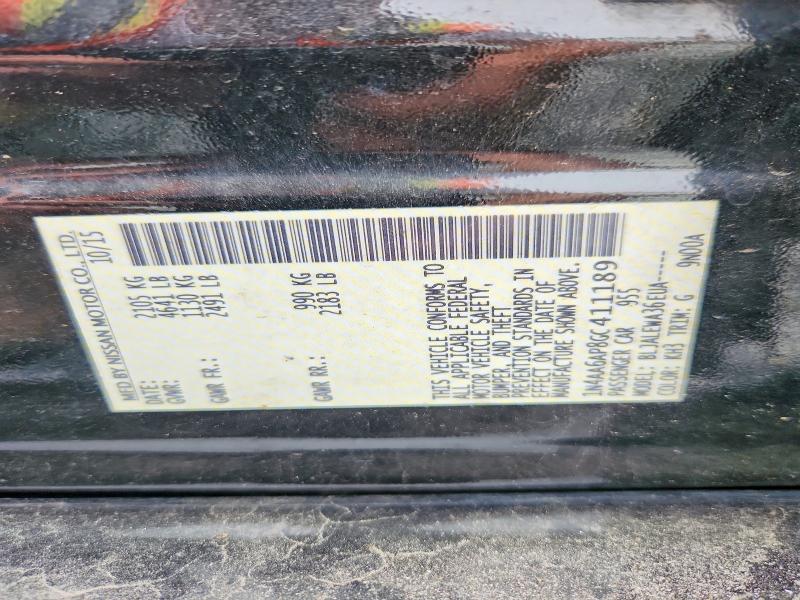 Продаж на аукціоні авто 2016 Nissan Maxima, vin: 1N4AA6AP8GC411189, номер лоту: 63605996