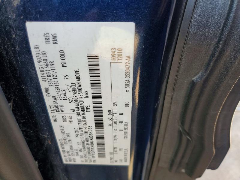 Aukcja sprzedaży 2020 Ford Transit, vin: 1FTBR3X80LKB66555, numer aukcji: 63669446