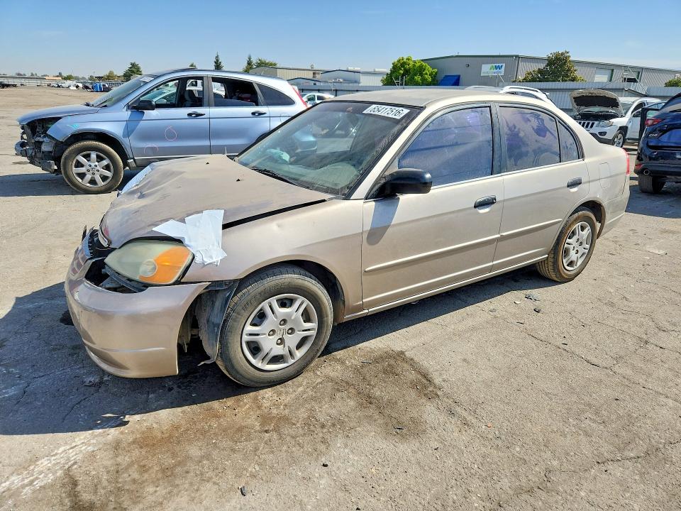 65417516 :رقم المزاد ، 1HGES16561L023308 vin ، 2001 Honda Civic مزاد بيع