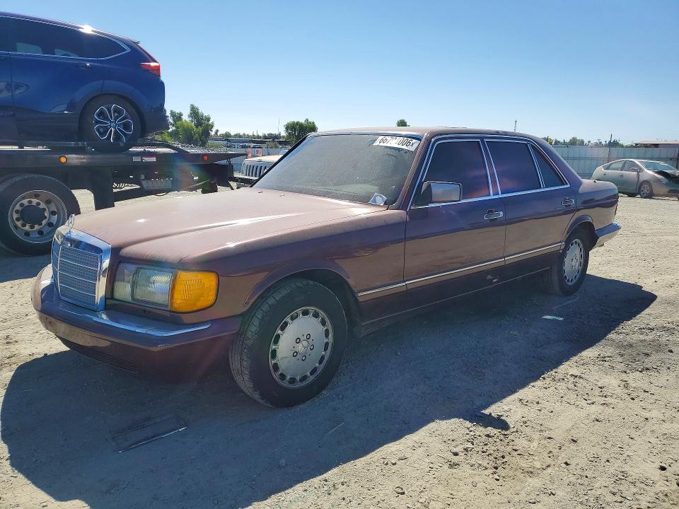66791006 :رقم المزاد ، WDBCA35E0MA603805 vin ، 1991 Mercedes-benz 420 مزاد بيع