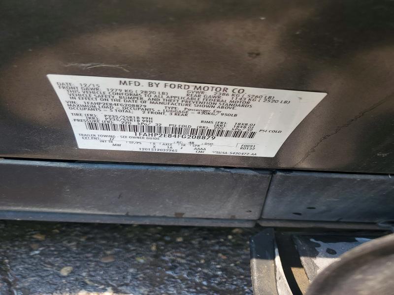 Продажа на аукционе авто 2015 Ford Taurus, vin: 1FAHP2E84FG208879, номер лота: 64380886