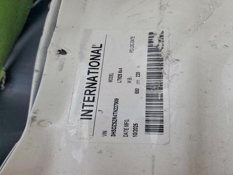 64591076 :رقم المزاد ، 3HSDZSZR4TN227909 vin ، 2026 International Lt625 مزاد بيع