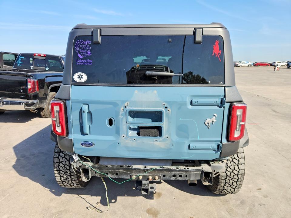 65446456 :رقم المزاد ، 1FMEE5BPXNLB23000 vin ، 2022 Ford Bronco مزاد بيع