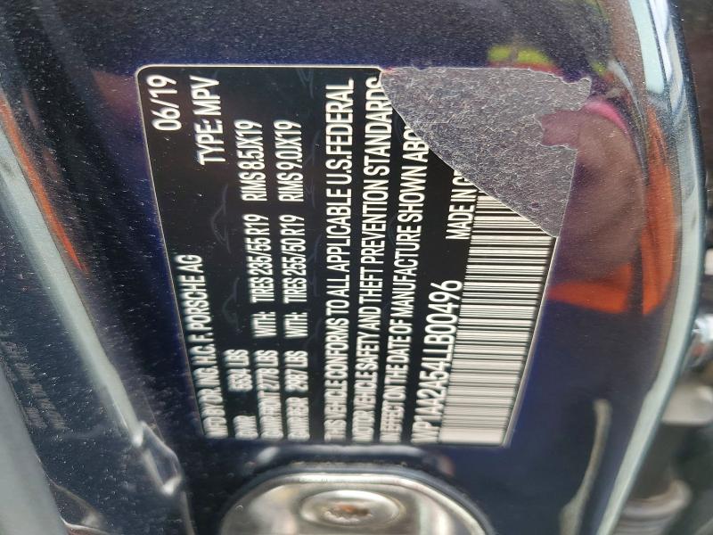 Aukcja sprzedaży 2020 Porsche Macan, vin: WP1AA2A54LLB00496, numer aukcji: 62443336