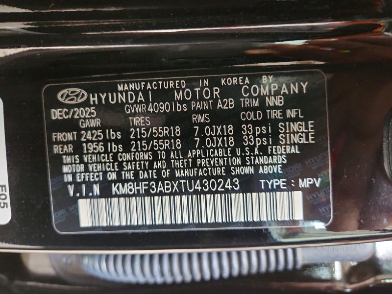 Продажа на аукционе авто 2026 Hyundai Kona, vin: KM8HF3ABXTU430243, номер лота: 63400956