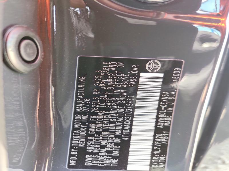 2026 Toyota Camry მანქანა იყიდება აუქციონზე, vin: 4T1DAACK2TU345461, აუქციონის ნომერი: 66246346