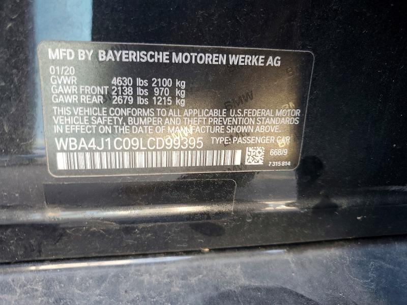 Продажа на аукционе авто 2020 Bmw 430i, vin: WBA4J1C09LCD99395, номер лота: 65354756