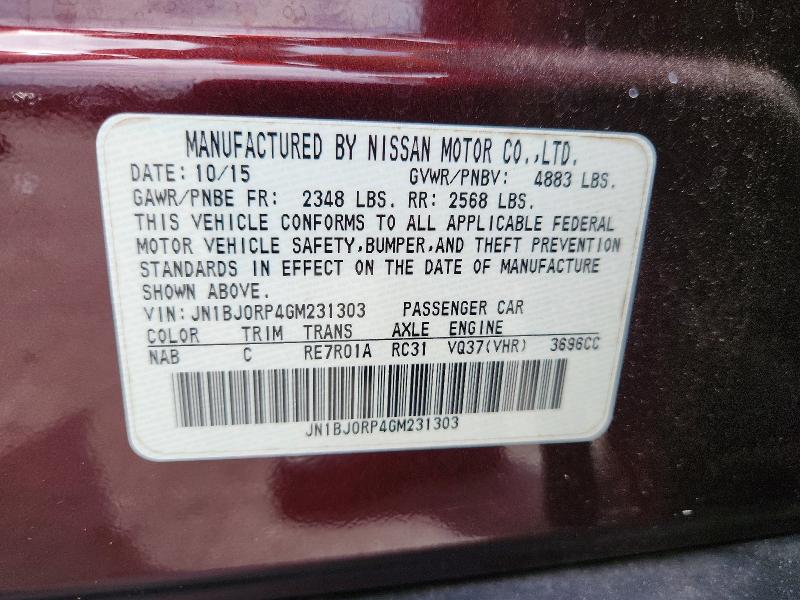 Продаж на аукціоні авто 2016 Infiniti Qx50, vin: JN1BJ0RP4GM231303, номер лоту: 65463206