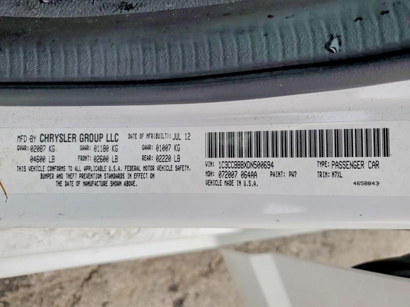 Aukcja sprzedaży 2013 Chrysler 200, vin: 1C3CCBBBXDN500694, numer aukcji: 64498666