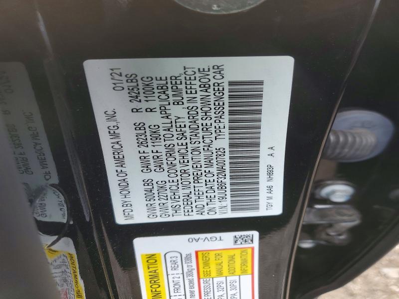 Продажа на аукционе авто 2021 Acura Tlx, vin: 19UUB6F32MA007825, номер лота: 64088686