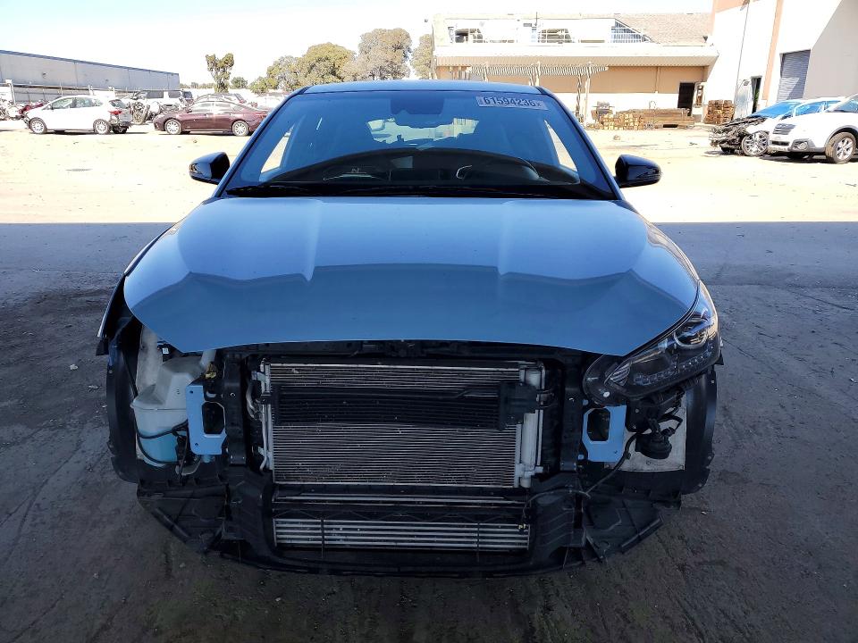 2022 Hyundai Veloster N მანქანა იყიდება აუქციონზე, vin: KMHT36AH1NU015596, აუქციონის ნომერი: 61594236