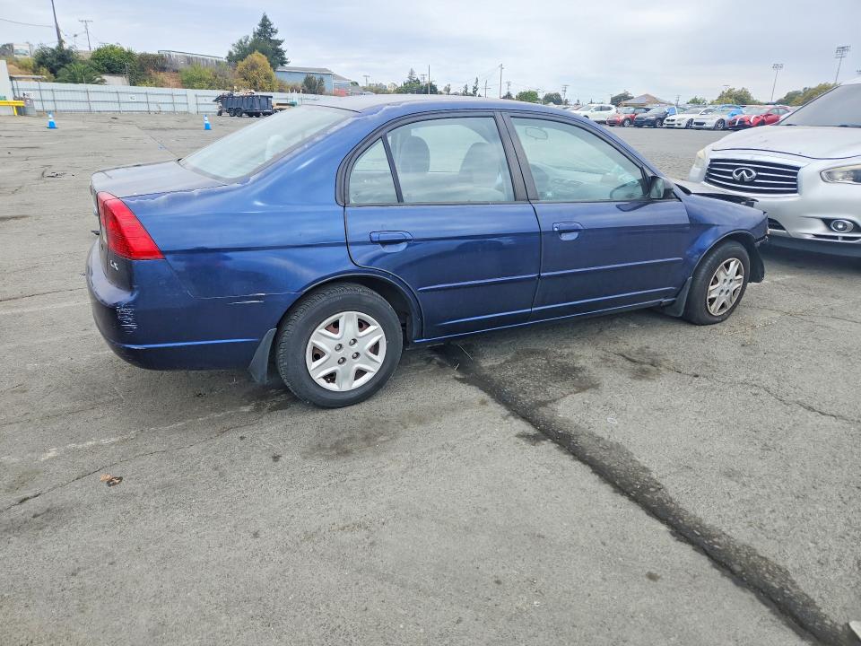 66592386 :رقم المزاد ، 2HGES16523H585898 vin ، 2003 Honda Civic مزاد بيع