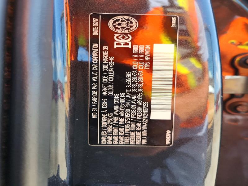 Aukcja sprzedaży 2017 Volvo Xc90, vin: YV4A22PK2H1167285, numer aukcji: 66007086