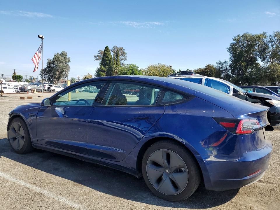 66745766 :رقم المزاد ، 5YJ3E1EA9NF148470 vin ، 2022 Tesla Model 3 مزاد بيع